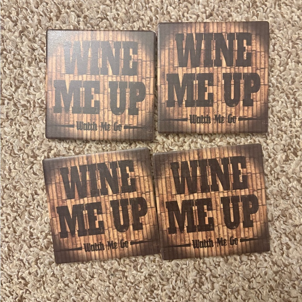 Coasters Set - Brown